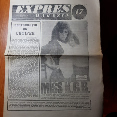 ziarul expres magazin 16-22 noiembrie 1990-art. era gorbaciov ia sfarsit foto