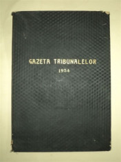 GAZETA TRIBUNALELOR, ANUL XIV, Nr. 2-12, 1934. foto