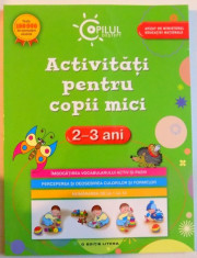 ACTIVITATI PENTRU COPII MICI , 2-3 ANI , CU ILUSTRATII foto