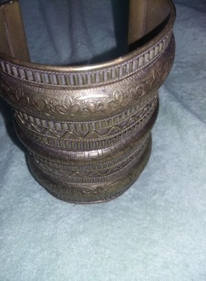 Bratara dama model antic gravata cu intarsii,Bijuterie vintage,Transport GRATUIT foto