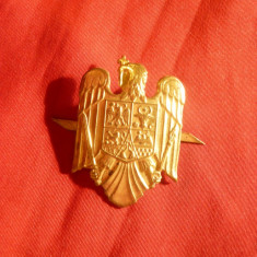 Insigna Militara Sapca - Stema Romania h= 3,5 cm