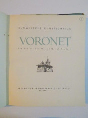 RUMANISCHE KUNSTSCHATZE VORONET . FRESKEN AUS DEM 15 . UND 16 . JAHRHUNDERT , 1959 foto