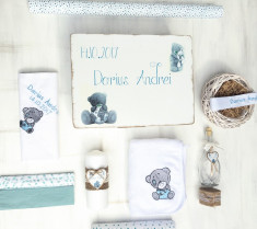 Sweet Baby Bear Trusou Botez Personalizat foto