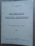 Cumpara ieftin DEM.I.PERIANU(dedicatie/semnatura) DIN TRECUTUL JUSTITIEI ROMANESTI , 1943