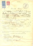 Z324 DOCUMENT VECHI -SCOALA COMERCIALA , BRAILA - DIRECTOR ORFELINAT -AN 1925