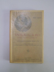 INSAILARI. ICOANE, INSEMNARI SI POVESTIRI de MIHAIL LUNGIANU, A TREIA TIPARITURA REVAZUTA SI ADAUGITA 1921, CONTINE DEDICATIA AUTORULUI foto