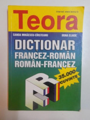 DICTIONAR FRANCEZ - ROMAN , ROMAN - FRANCEZ de SANDA MIHAESCU CIRSTEANU , IRINA ELIADE , 1998 foto