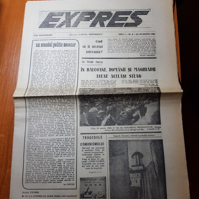 ziarul expres 23-29 martie 1990-art. &quot; targu-mures martie 1990 &quot;