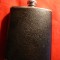 Sticla de bautura de buzunar - Anglia -Guaranteed hip flask -18/8 inox ,h= 13 cm