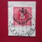 CEHOSLOVACIA AUSTRIA 1919 PE FRAGMENT DE HIRTIE STAMPILAT