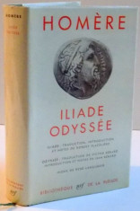 ILIADE , ODYSSEE , BIBLIOTHEQUE DE LA PLEIADE , 1955 foto