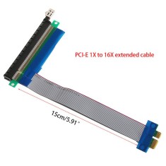 Cablu extensie ( riser ) PCI-e 1x la PCI-e 16x foto