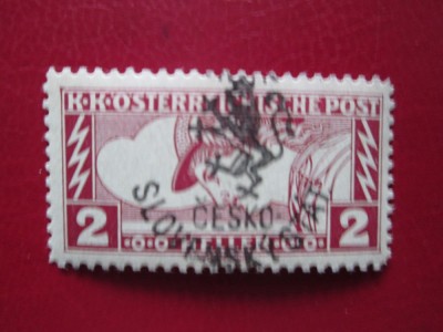 TIMBRE CEHOSLOVACIA OCUP AUSTRIA SERIE NESTAMPILATA foto