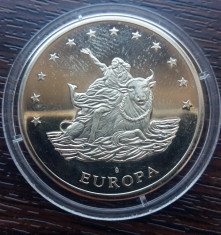 (M1921) MEDALIE GERMANA - EUROPA - 10 EURO 1997, STARE FOARTE BUNA, AUNC foto