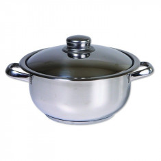 Oala inox cu capac ZLN-7307, COCINERA,diametru 34 cm,capacitate 16 L foto