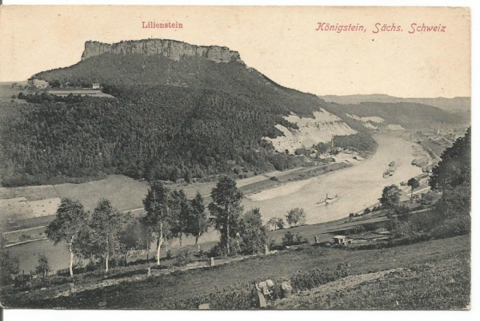 (A) carte postala(ilustrata)-GERMANIA-Lilienstein