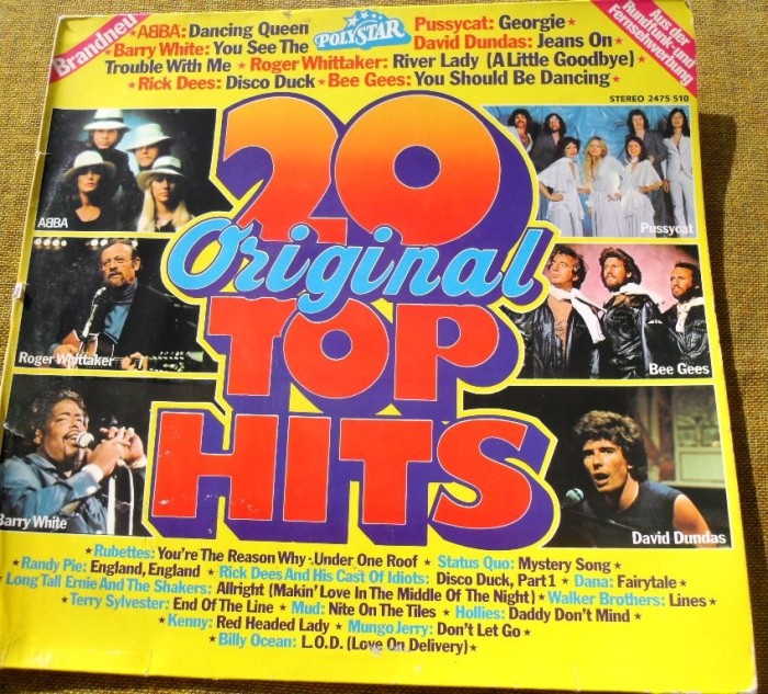 Disc vinil 20 original top hits