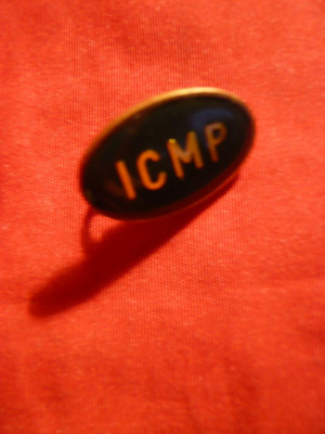 Insigna ICMP - Bucuresti -industrie ,L= 2 cm foto