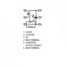 OPTOTRIAC ZCD 7,5KV 400V 15MA foto