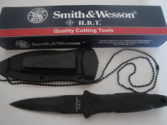 Cutit Militar tais dublu de purtat la gat Smith &amp;amp; Wesson HRT foto