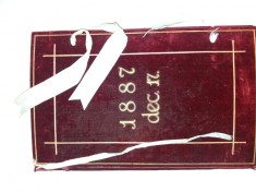 Mapa documente oficiale, 1887, f.rara