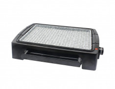 Grill electric Zephyr, 1500 W, acoperire non-stick, Z 1015 JG, termostat reglabil, negru foto