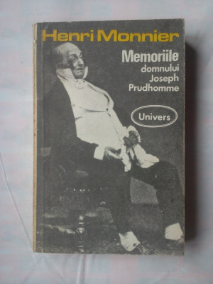 (C364) HENRI MONNIER - MEMORIILE DOMNULUI JOSEPH PRUDHOMME foto