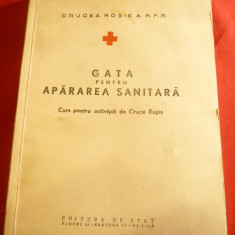 Crucea Rosie RPR - Gata pt. Apararea Sanitara - Ed. 1954