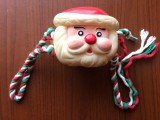 Mos craciun jucarie model decorativ din cauciuc hobby decor pentru sarbatori