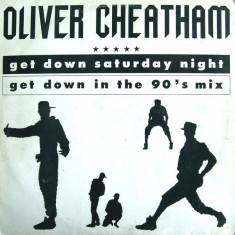 Oliver Cheatham - Get Down Saturday Night &amp;#039;89 disc vinil Maxi Single House-Disco foto