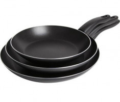 Set 3 tigai din aluminiu turnat, non stick, maner din bachelita, SH 3000 foto