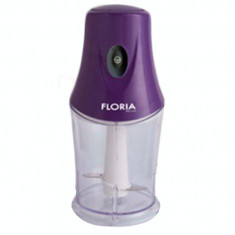 Minitocator legume-fructe Floria, putere 200W, vas din plastic 360 ml, cutit inox, mov foto