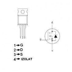 TRANZISTOR MOSFET CANAL N BUK444-600B foto