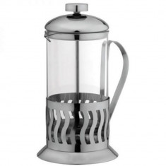 Infuzor pentru cafea sau ceai Bohmann, 0.8 l, inox si stcla foto