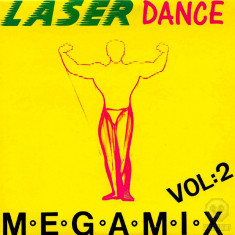 Laserdance - Megamix Vol. 2 (1989) disc vinil Maxi Single italo-disco foto