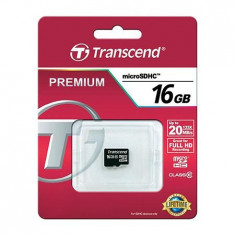 MICRO SD CARD 16GB CLS10 ADAPTOR TRANSCEND foto