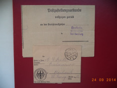 Germania ( Deutsches Reich ) - Doua scrisori. foto