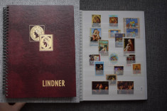 198 Clasor nou a4 cu timbre stampilate tematica religioasa si arta foto