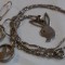 PLAYBOY set argint CERCEI MEDALION pe LANT stare IMPECABILA vintage DE EFECT