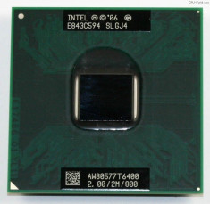 Intel Core 2 Duo Mobile T6400 AW80577GG0412MA socket p PGA478 2 Ghz 478 foto