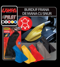 Burduf frana de mana cu snur Lampa - Negru - CRD-LAM05051 Auto Lux Edition foto