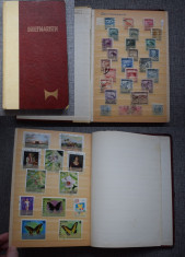Ts194 Clasor cu timbre vechi stampilate austria si alte tari foto