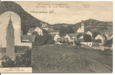 (A) carte postala(ilustrata)-GERMANIA-Schonberg am Kapellenberg foto