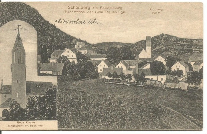 (A) carte postala(ilustrata)-GERMANIA-Schonberg am Kapellenberg