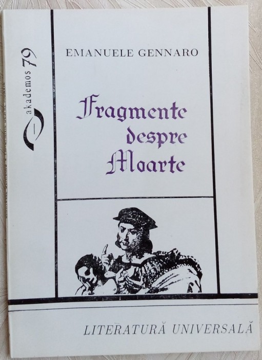 EMANUELE GENNARO - FRAGMENTE DESPRE MOARTE (1980-1990) [1997]