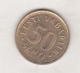 bnk mnd Estonia 50 senti 1992