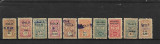 Lot timbre pentru asigurari-186, Stampilat