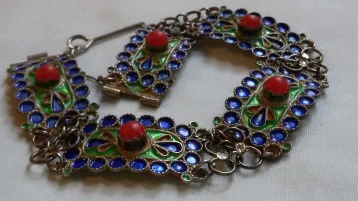 argint BRATARA KABYLE BERBERA etnic TRINALA manopera EXCEPTIONALA veche UNICA