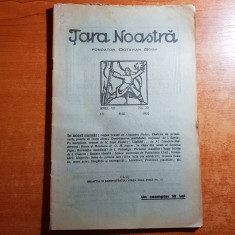 revista tara noastra 16 mai 1924-fondator octavian goga