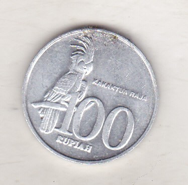 bnk mnd Indonezia 100 rupii 2003 , pasare foto